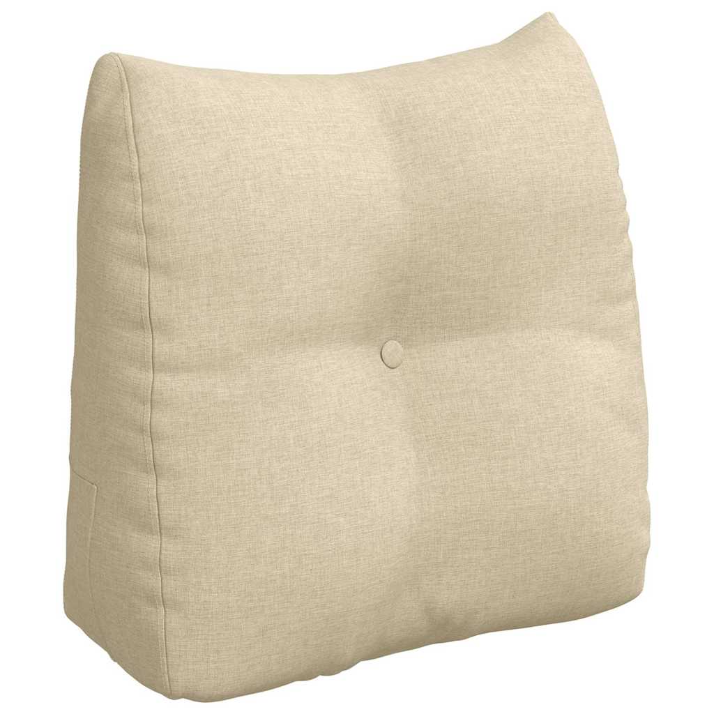 Vidaxx coussin de dossier crème 45 x 24 x 50 cm tissu