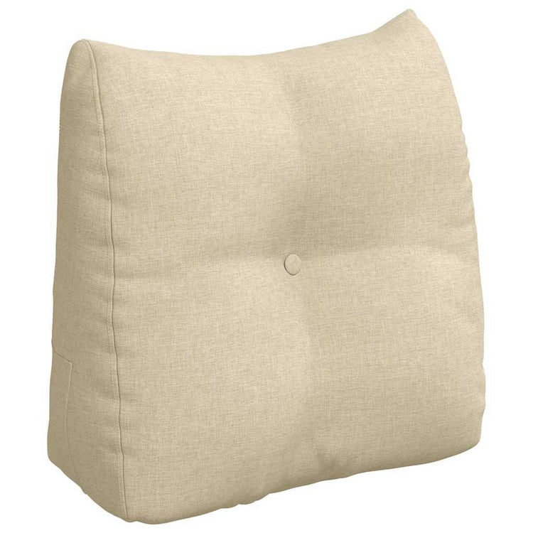 Vidaxx coussin de dossier crème 45 x 24 x 50 cm tissu