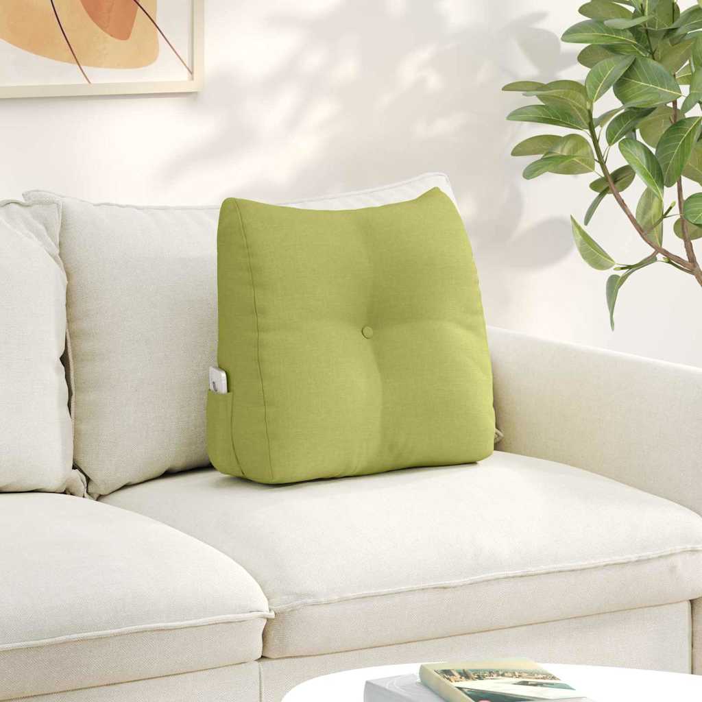 Vidaxx coussin de dossier vert clair 45 x 24 x 50 cm tissu