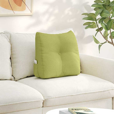 Vidaxx coussin de dossier vert clair 45 x 24 x 50 cm tissu