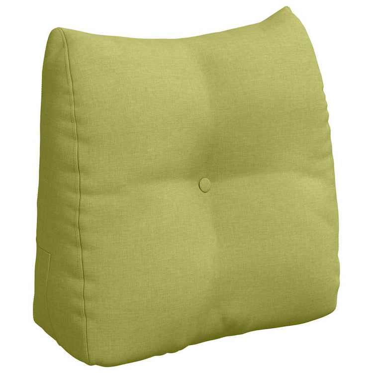 Vidaxx coussin de dossier vert clair 45 x 24 x 50 cm tissu