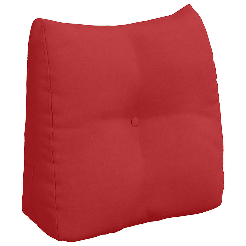 Vidaxx coussin de dossier rouge 45 x 24 x 50 cm tissu