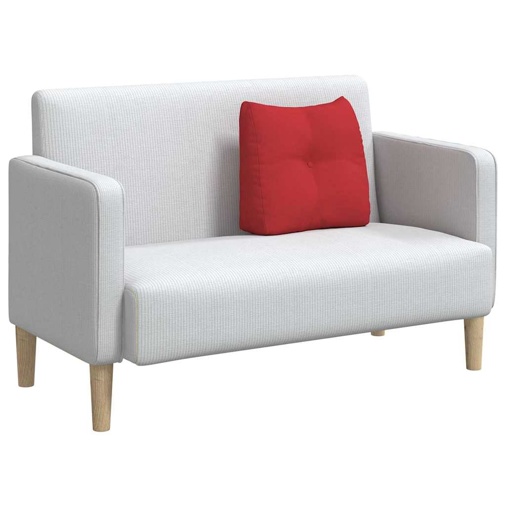 Vidaxx coussin de dossier rouge 45 x 24 x 50 cm tissu