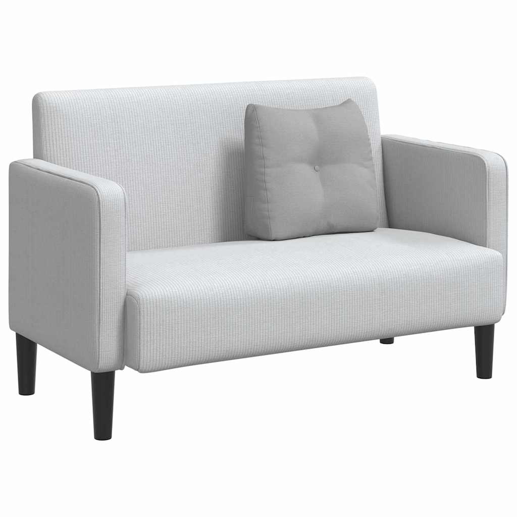 Vidaxx coussin de dossier gris nuage 45 x 24 x 50 cm tissu