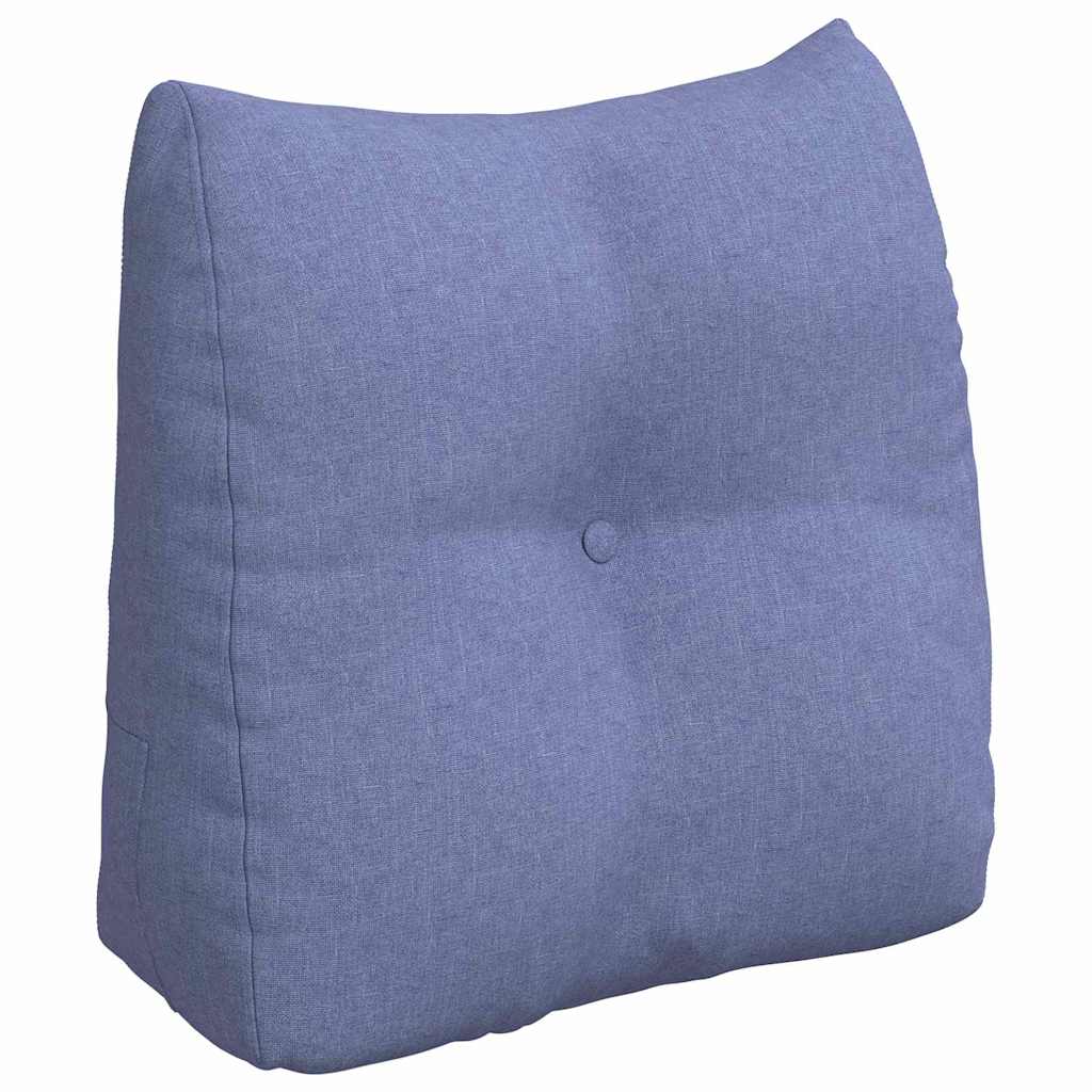 Vidaxx coussin de dossier jeans bleu 45 x 24 x 50 cm tissu