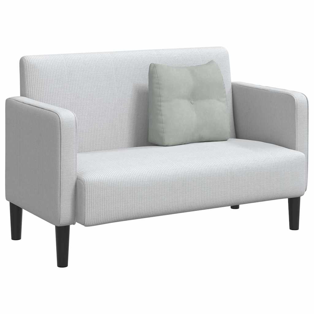Vidaxx coussin de dossier gris clair 45 x 24 x 50 cm velours