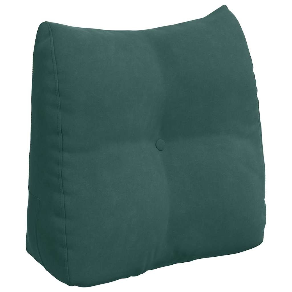 Vidaxx coussin de dossier vert foncé 45 x 24 x 50 cm velours