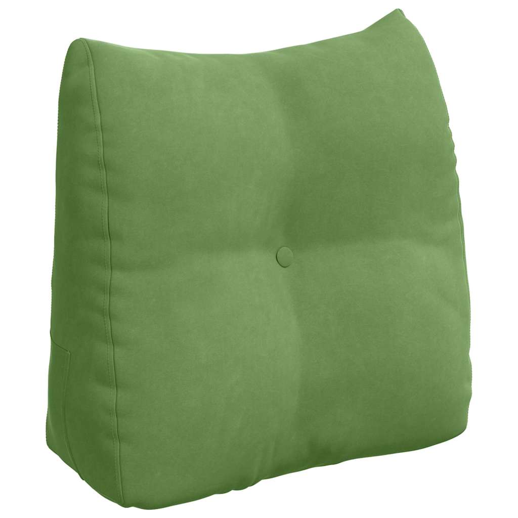 Vidaxx coussin de dossier vert clair 45 x 24 x 50 cm velours