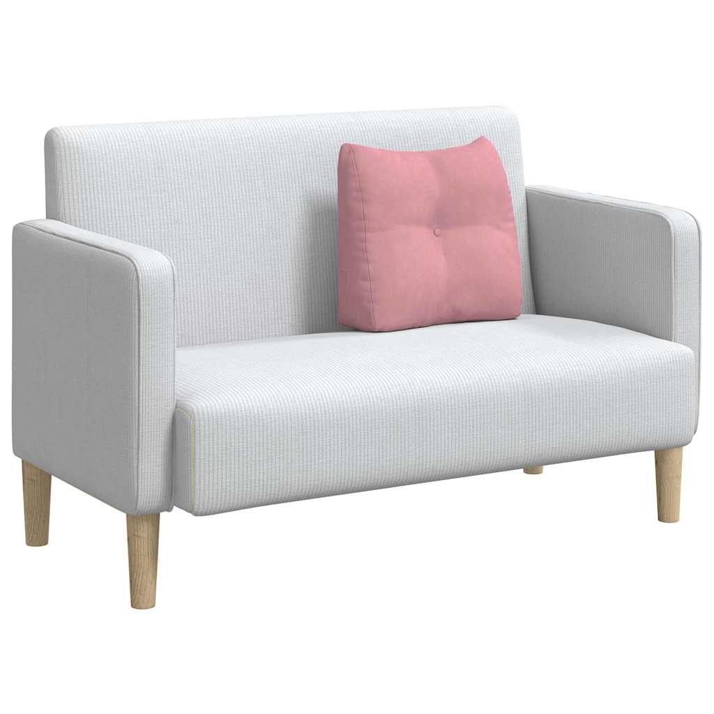 Vidaxx coussin de dossier rose 45 x 24 x 50 cm velours