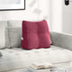 Vidaxx coussin de dossier rouge vin 45 x 24 x 50 cm velours