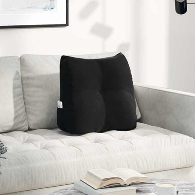 Vidaxx coussin de dossier noir 45 x 24 x 50 cm velours
