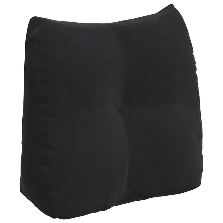 Vidaxx coussin de dossier noir 45 x 24 x 50 cm velours