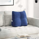 Vidaxx coussin de dossier police bleu 45 x 24 x 50 cm velours
