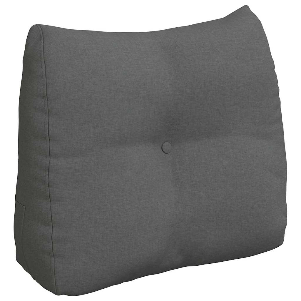 Vidaxx coussin de dossier gris foncé 60 x 24 x 50 cm tissu