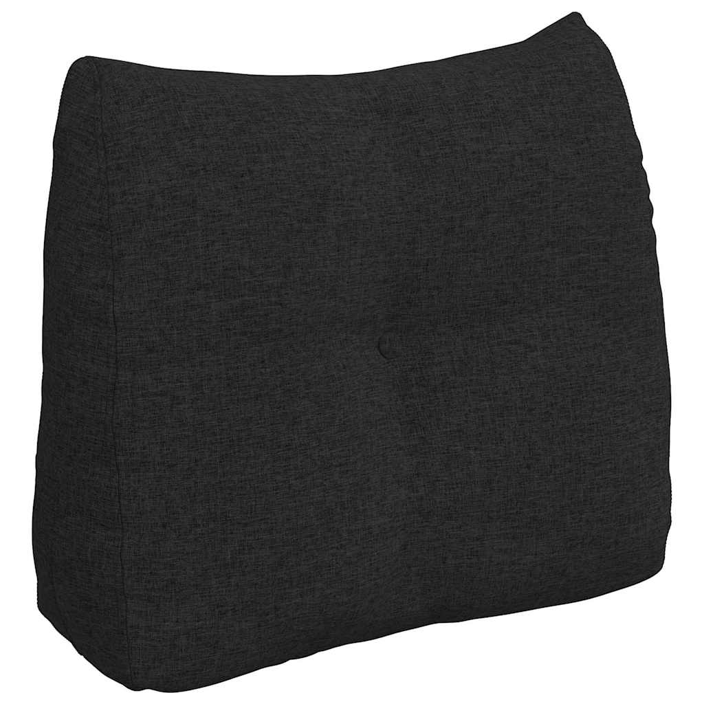 Vidaxx coussin de dossier noir 60 x 24 x 50 cm tissu