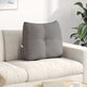Vidaxx coussin de dossier taupe 60 x 24 x 50 cm tissu