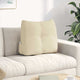 Vidaxx coussin de dossier crème 60 x 24 x 50 cm tissu