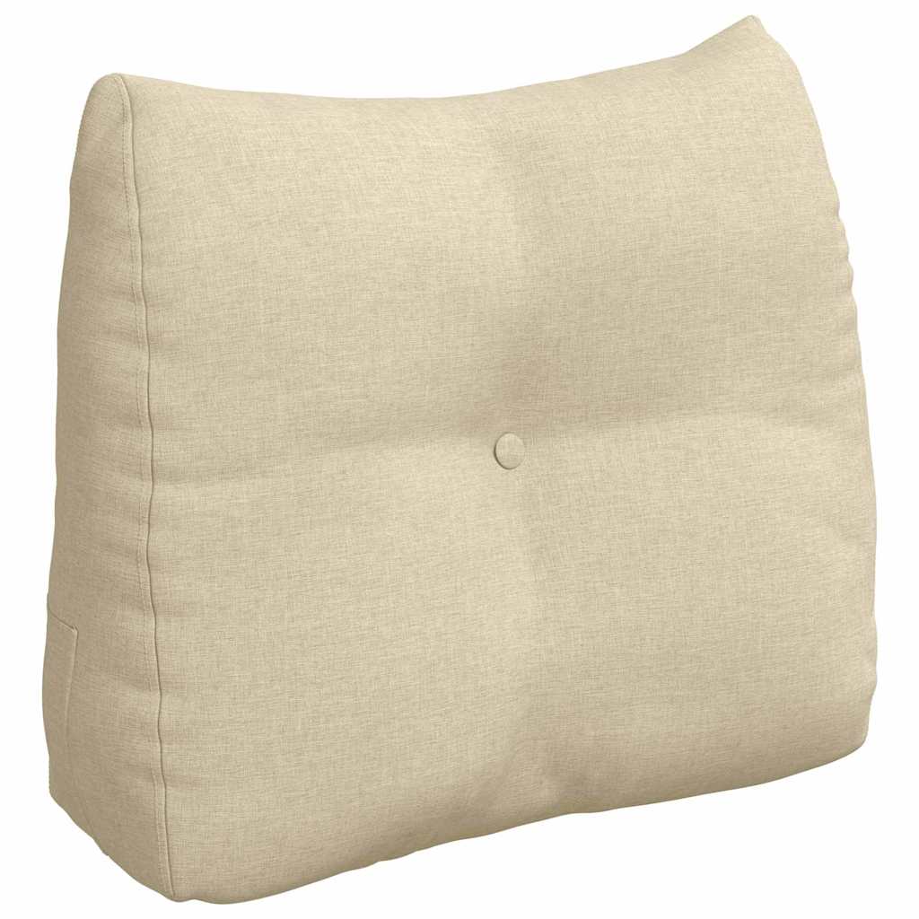 Vidaxx coussin de dossier crème 60 x 24 x 50 cm tissu