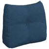 Vidaxx coussin de dossier bleu 60 x 24 x 50 cm tissu