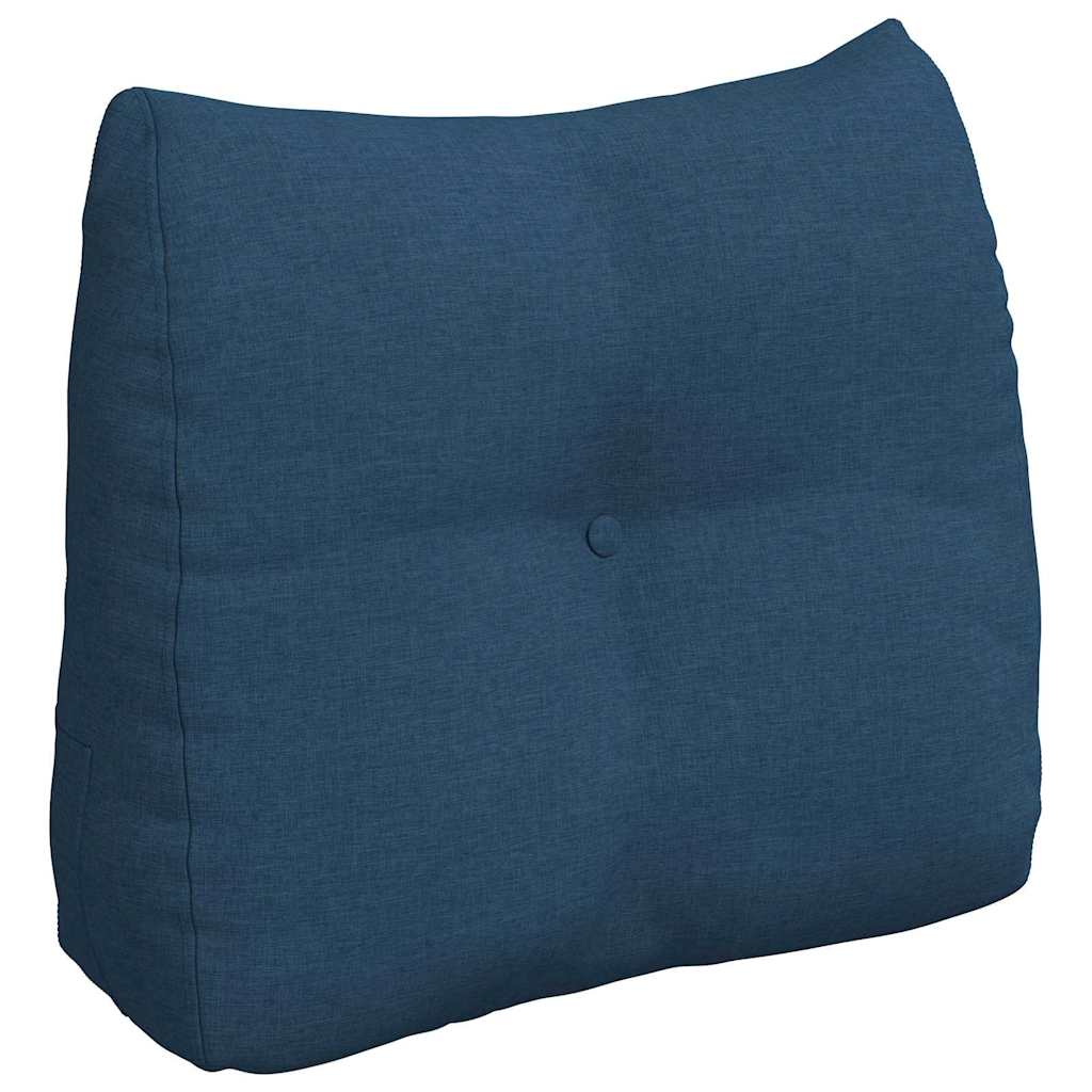 Vidaxx coussin de dossier bleu 60 x 24 x 50 cm tissu