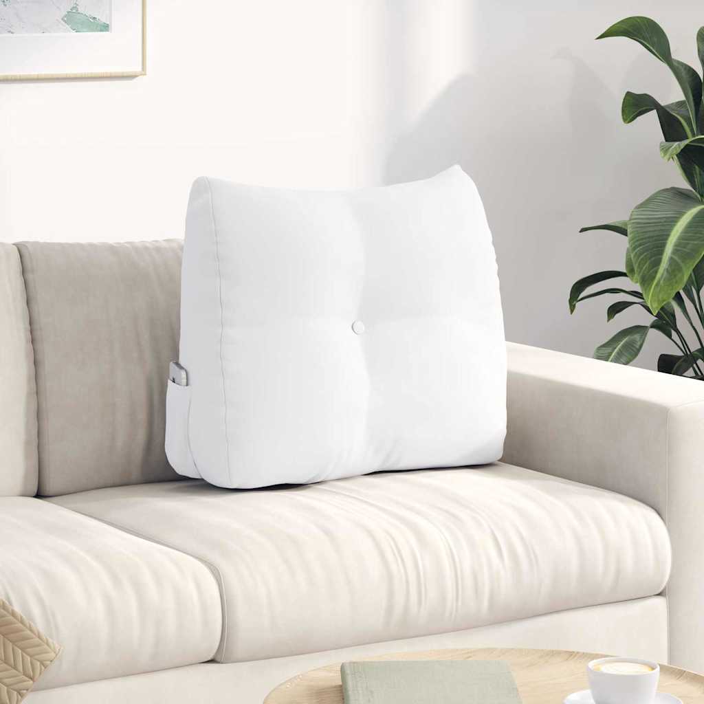 Vidaxx coussin de dossier blanc 60 x 24 x 50 cm tissu