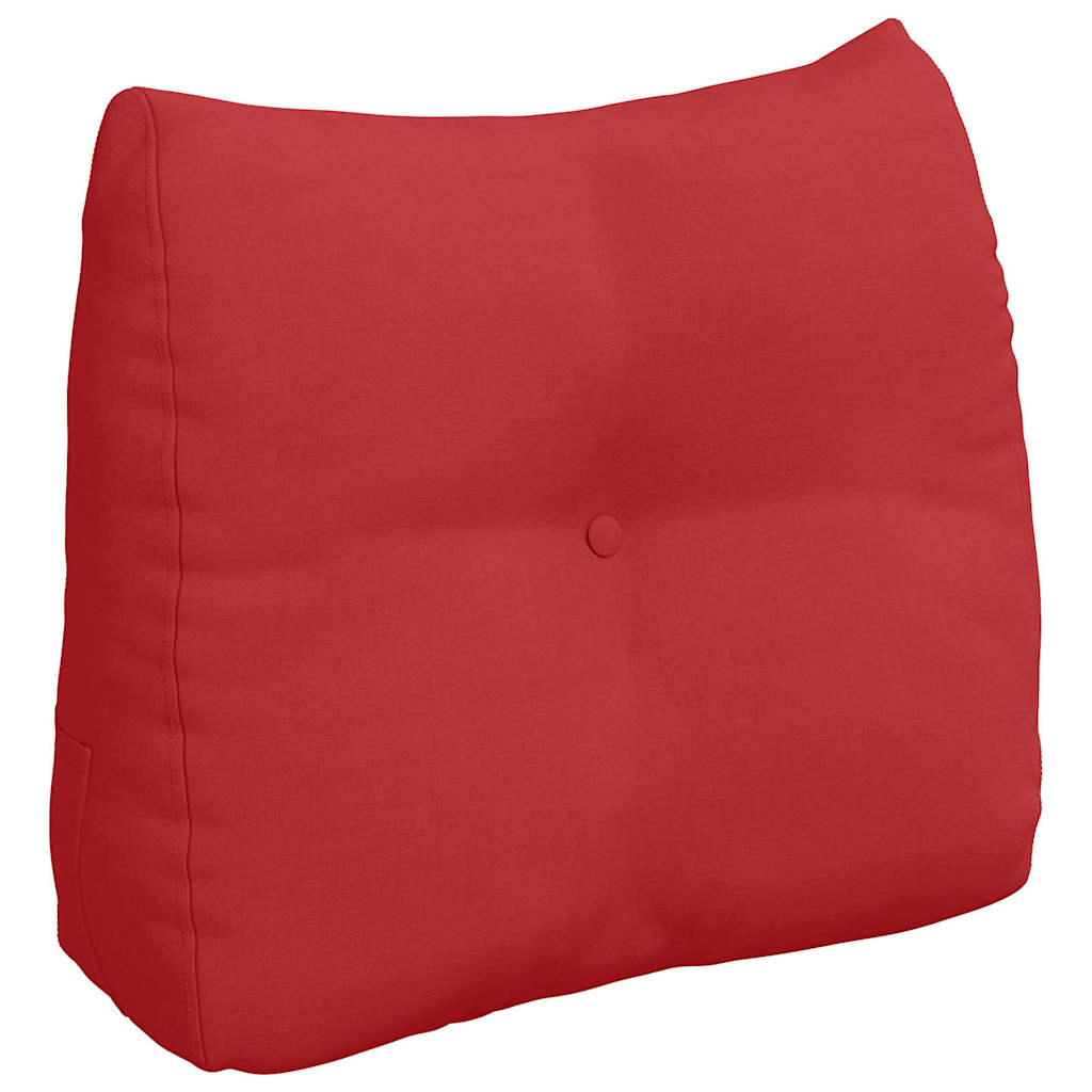 Vidaxx coussin de dossier rouge 60 x 24 x 50 cm tissu