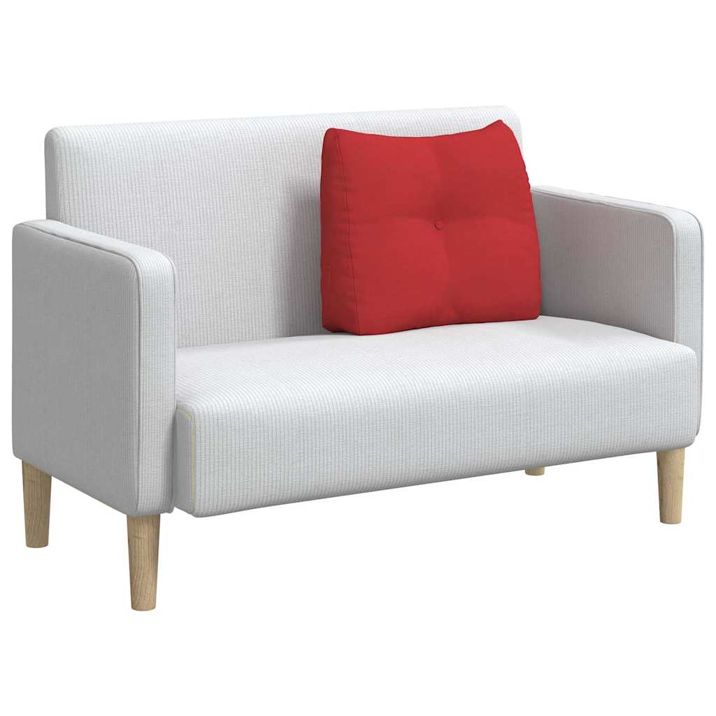 Vidaxx coussin de dossier rouge 60 x 24 x 50 cm tissu