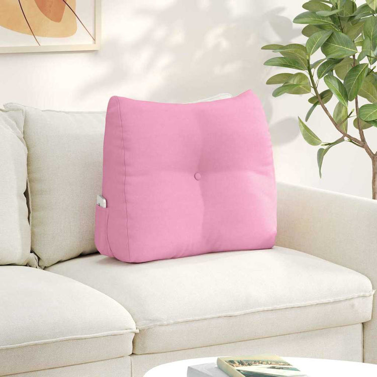 Vidaxx coussin de dossier rose 60 x 24 x 50 cm tissu