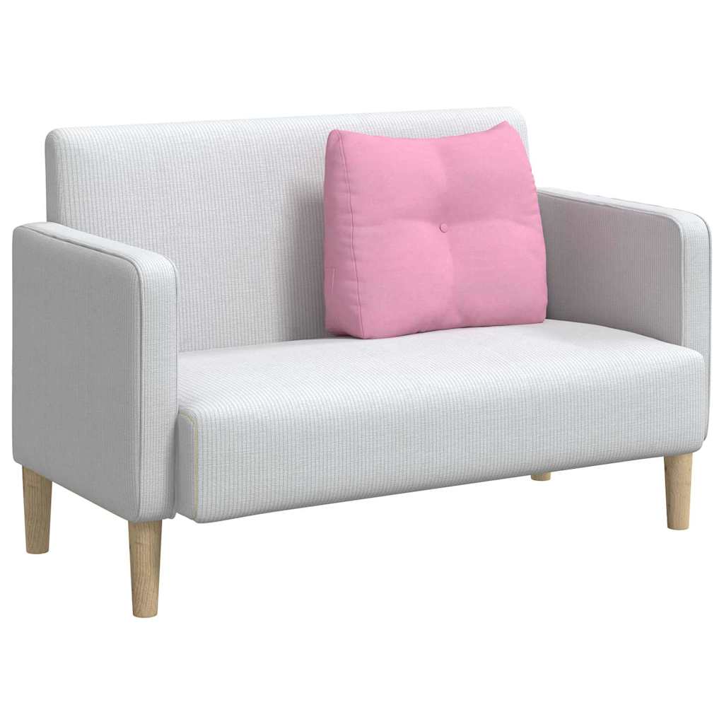 Vidaxx coussin de dossier rose 60 x 24 x 50 cm tissu