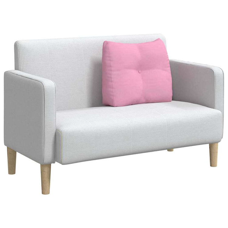 Vidaxx coussin de dossier rose 60 x 24 x 50 cm tissu