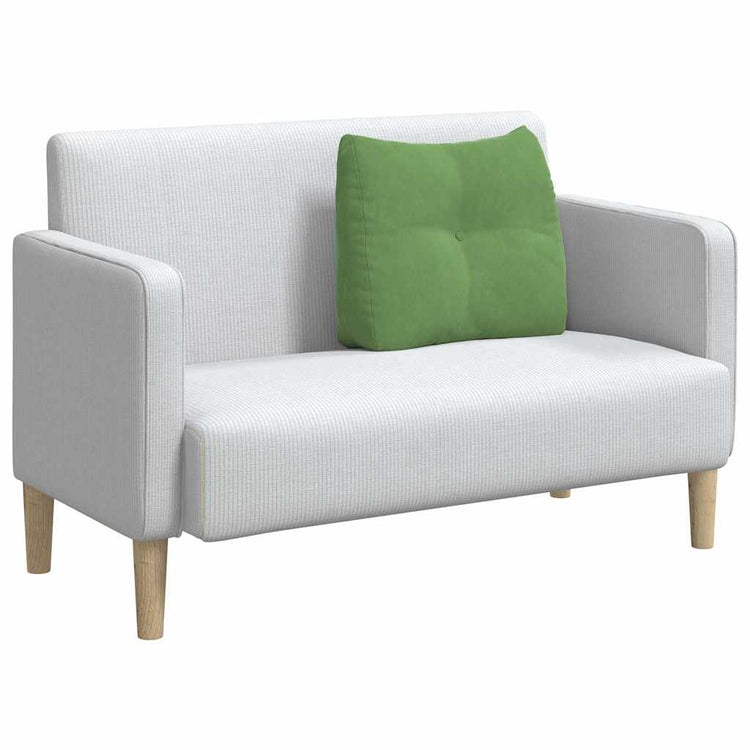 Vidaxx coussin de dossier vert clair 60 x 24 x 50 cm velours