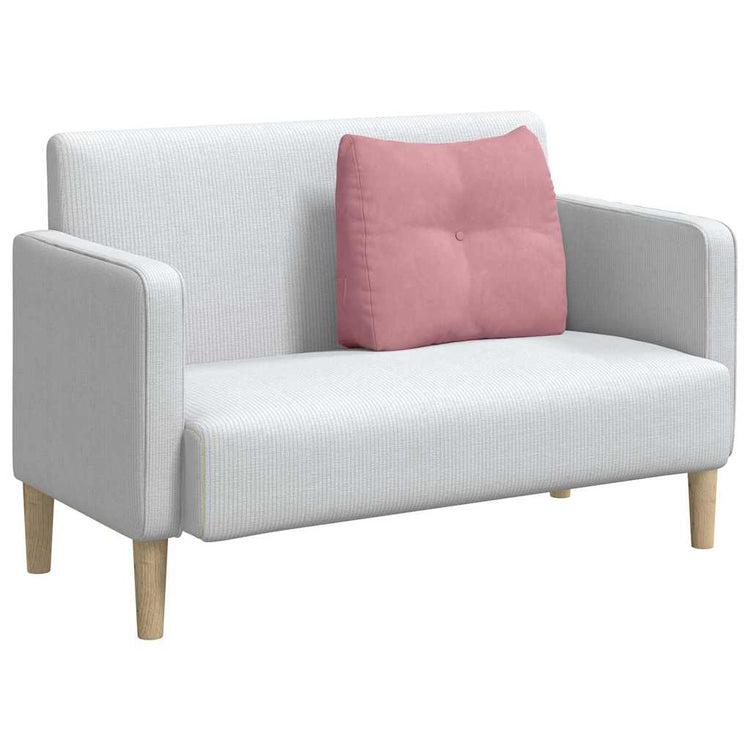 Vidaxx coussin de dossier rose 60 x 24 x 50 cm velours