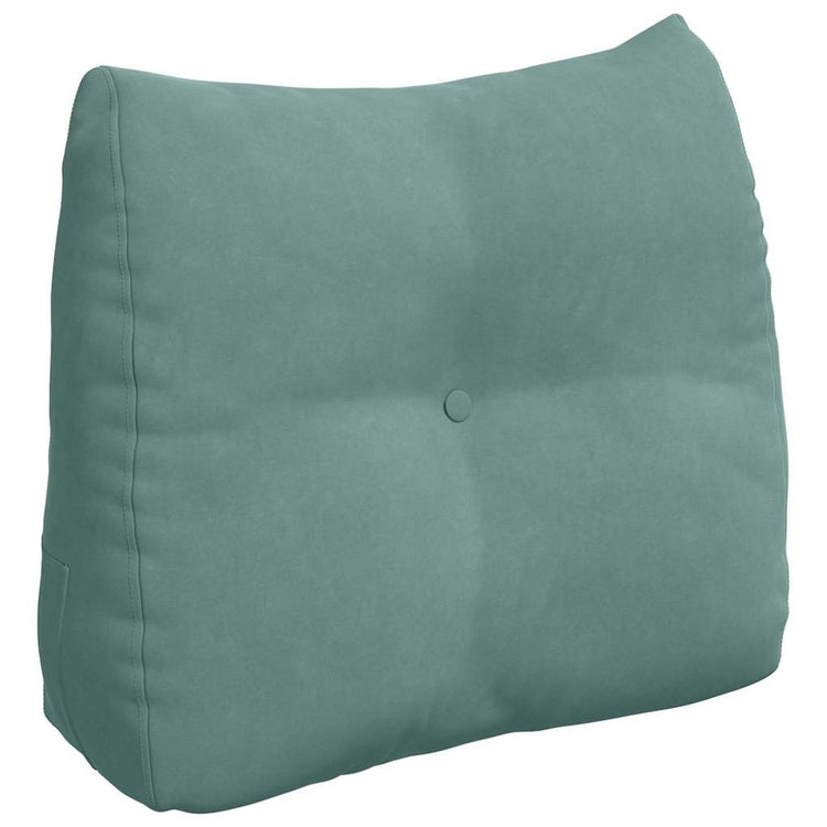 Vidaxx coussin de dossier vert d'eau 60 x 24 x 50 cm velours