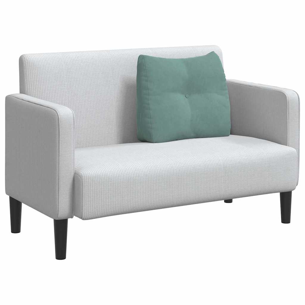 Vidaxx coussin de dossier vert d'eau 60 x 24 x 50 cm velours