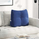 Vidaxx coussin de dossier police bleu 60 x 24 x 50 cm velours