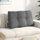 Vidaxx coussin de dossier gris foncé 80 x 24 x 50 cm tissu