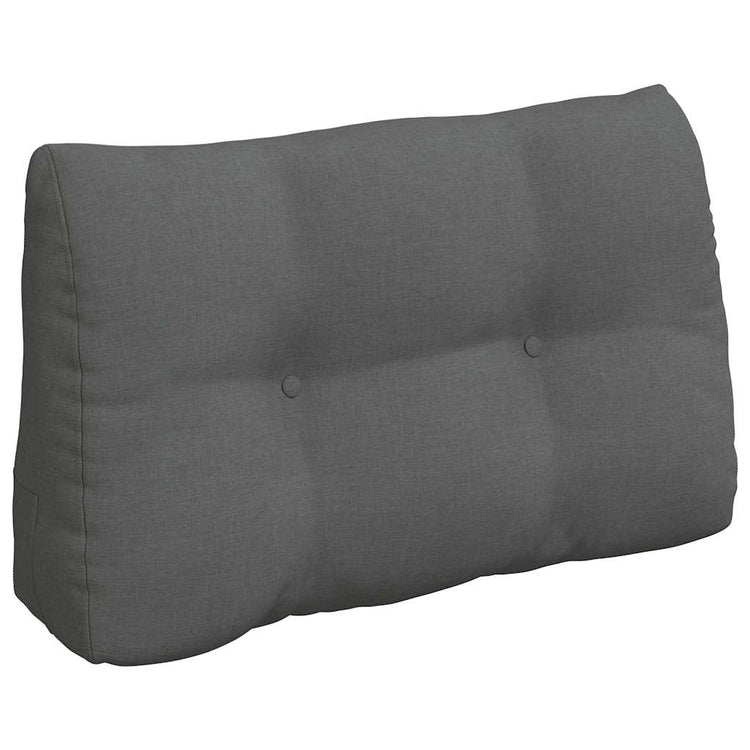 Vidaxx coussin de dossier gris foncé 80 x 24 x 50 cm tissu