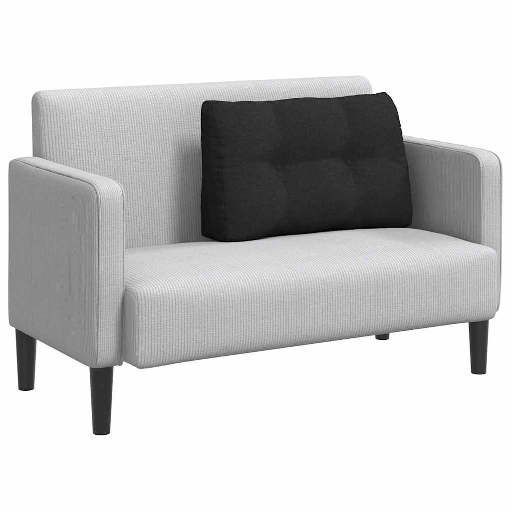 Vidaxx coussin de dossier noir 80 x 24 x 50 cm tissu