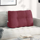 Vidaxx coussin de dossier rouge vin 80 x 24 x 50 cm tissu