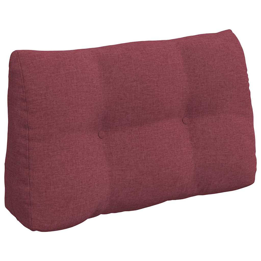 Vidaxx coussin de dossier rouge vin 80 x 24 x 50 cm tissu
