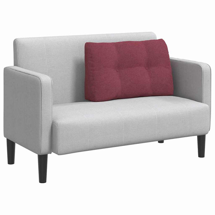 Vidaxx coussin de dossier rouge vin 80 x 24 x 50 cm tissu