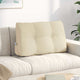 Vidaxx coussin de dossier crème 80 x 24 x 50 cm tissu