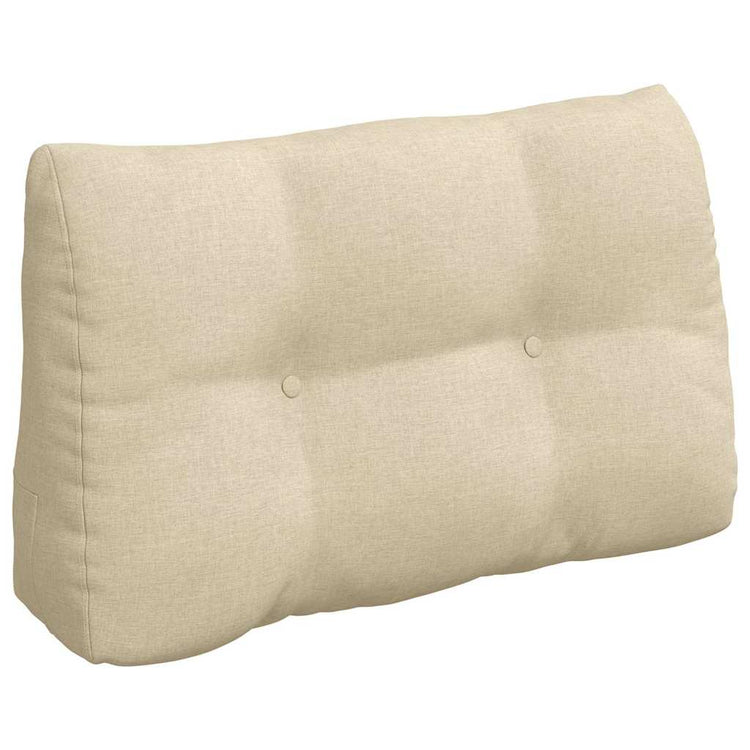 Vidaxx coussin de dossier crème 80 x 24 x 50 cm tissu