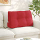 Vidaxx coussin de dossier rouge 80 x 24 x 50 cm tissu