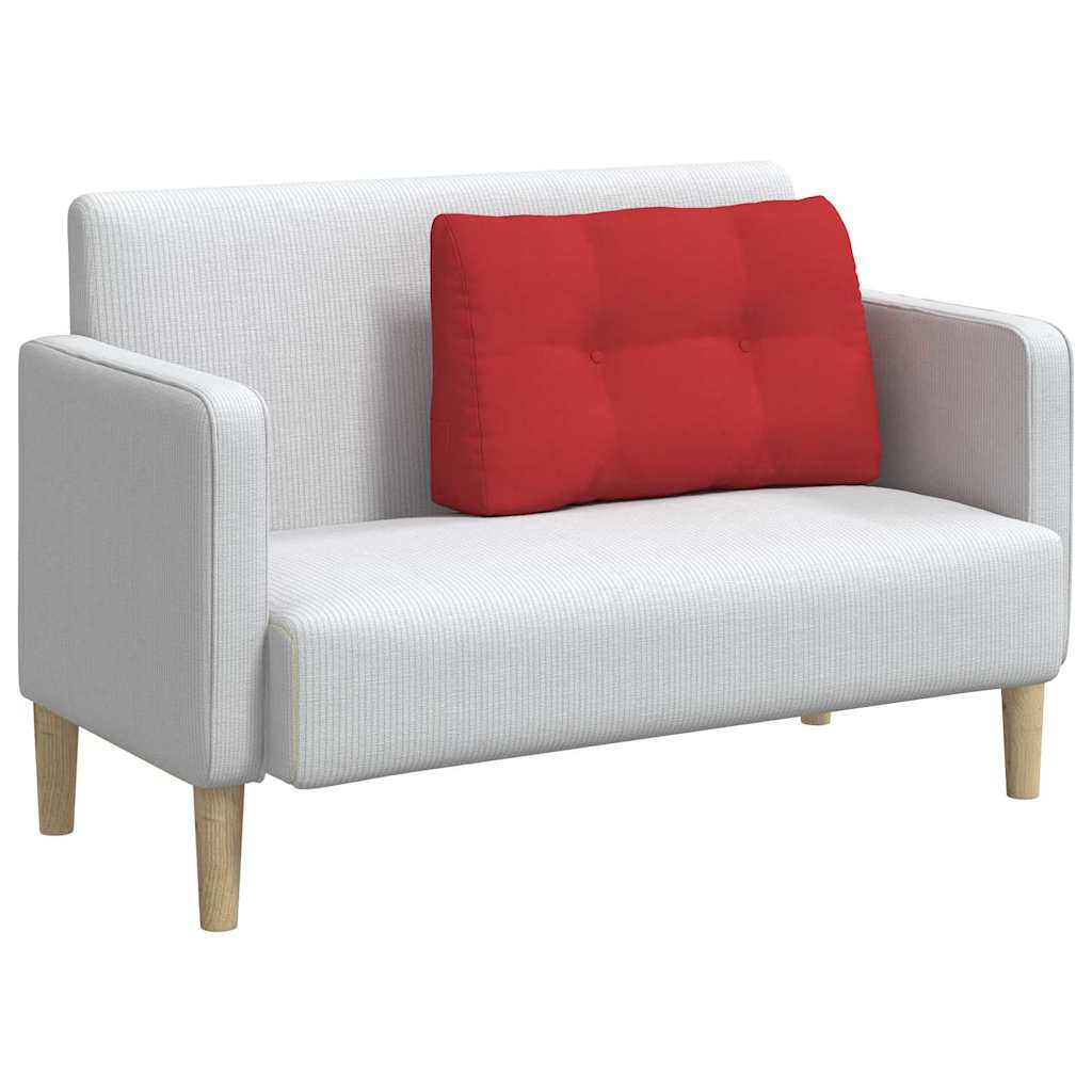 Vidaxx coussin de dossier rouge 80 x 24 x 50 cm tissu