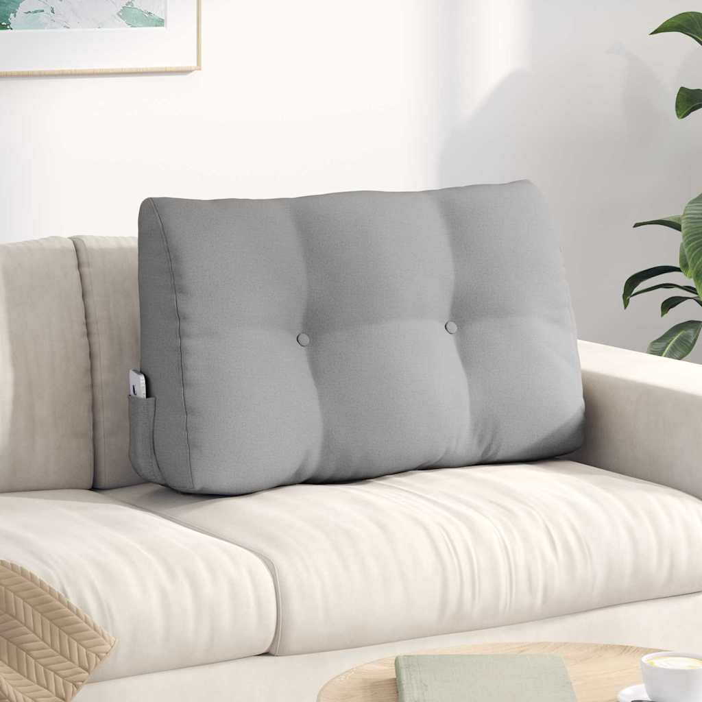 Vidaxx coussin de dossier gris nuage 80 x 24 x 50 cm tissu