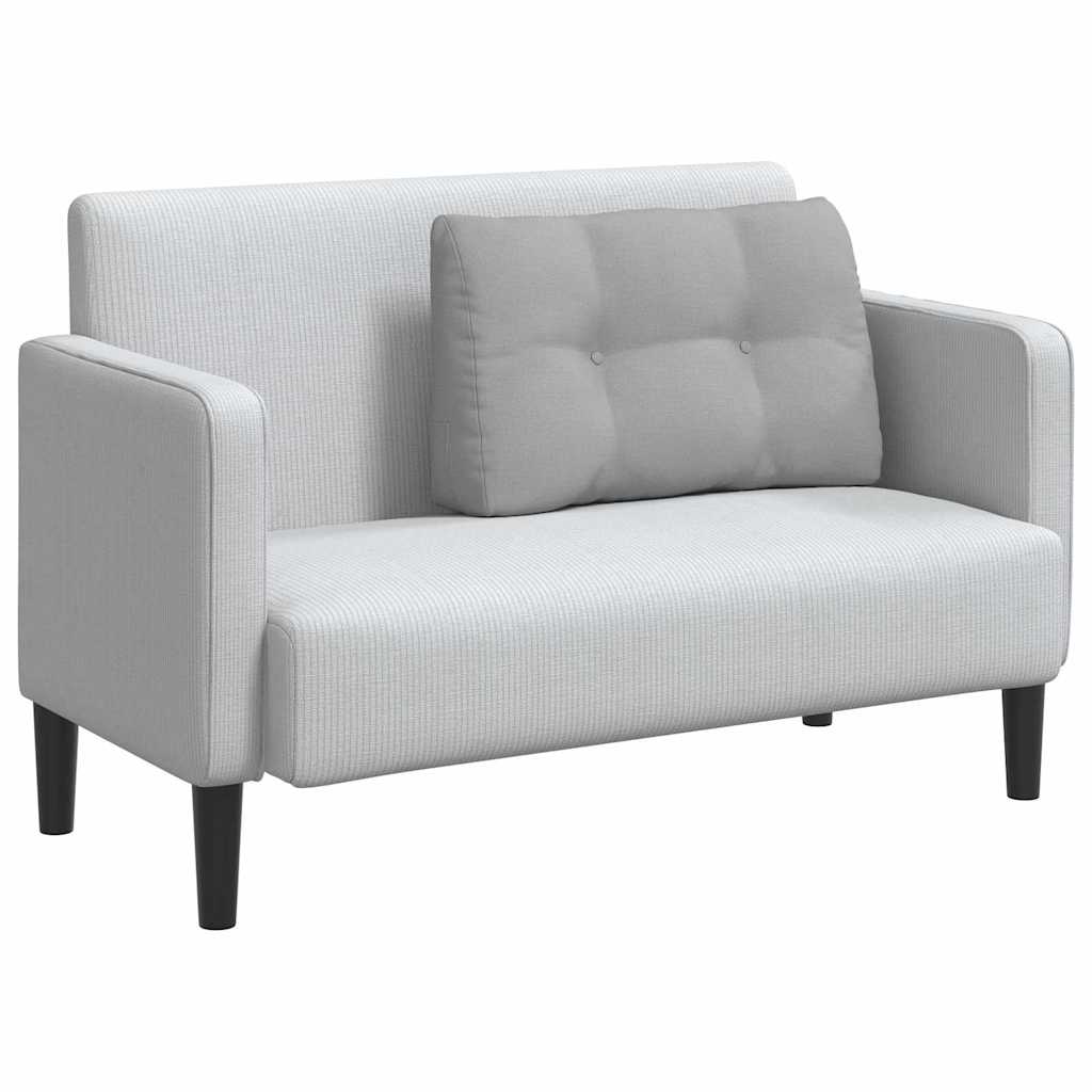 Vidaxx coussin de dossier gris nuage 80 x 24 x 50 cm tissu