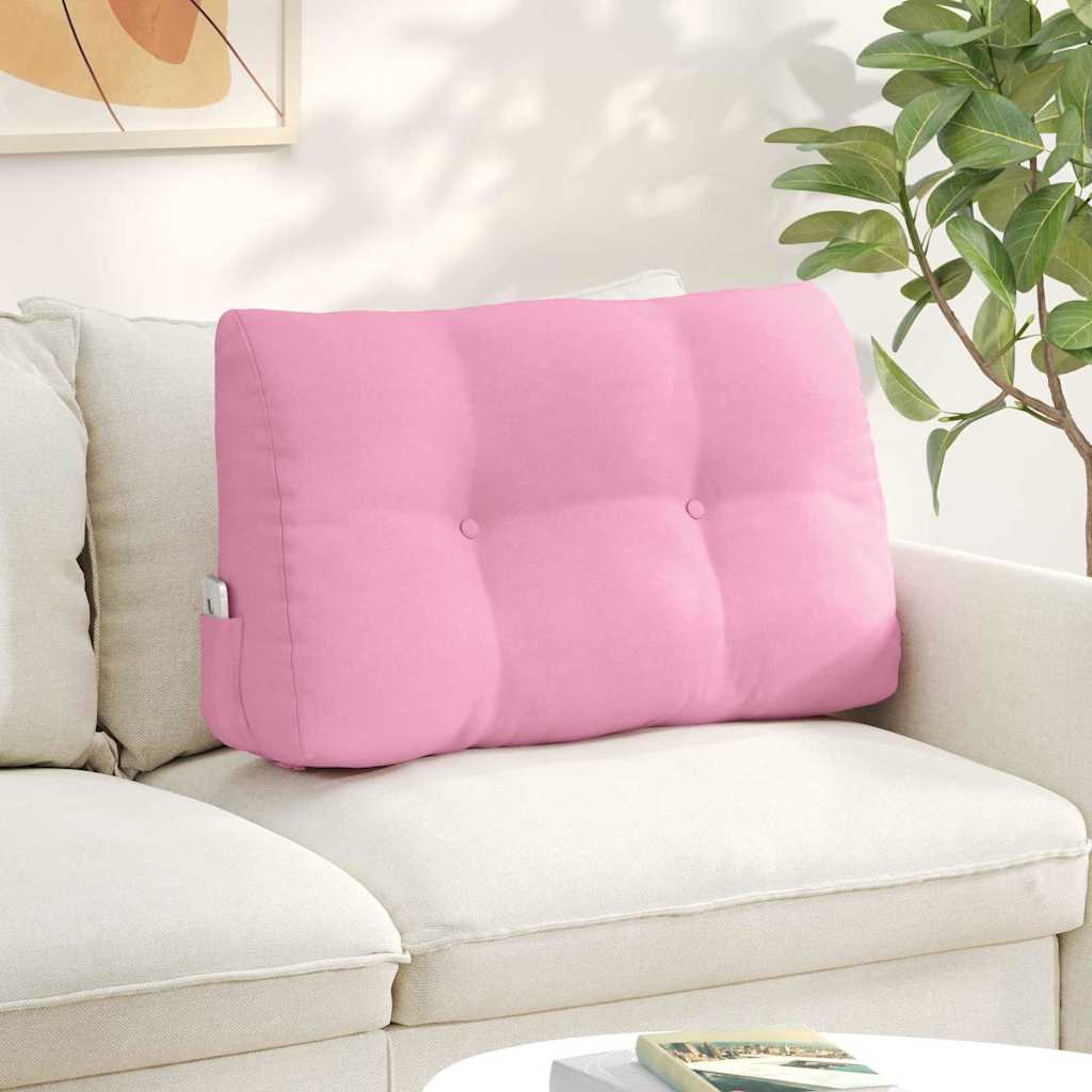 Vidaxx coussin de dossier rose 80 x 24 x 50 cm tissu