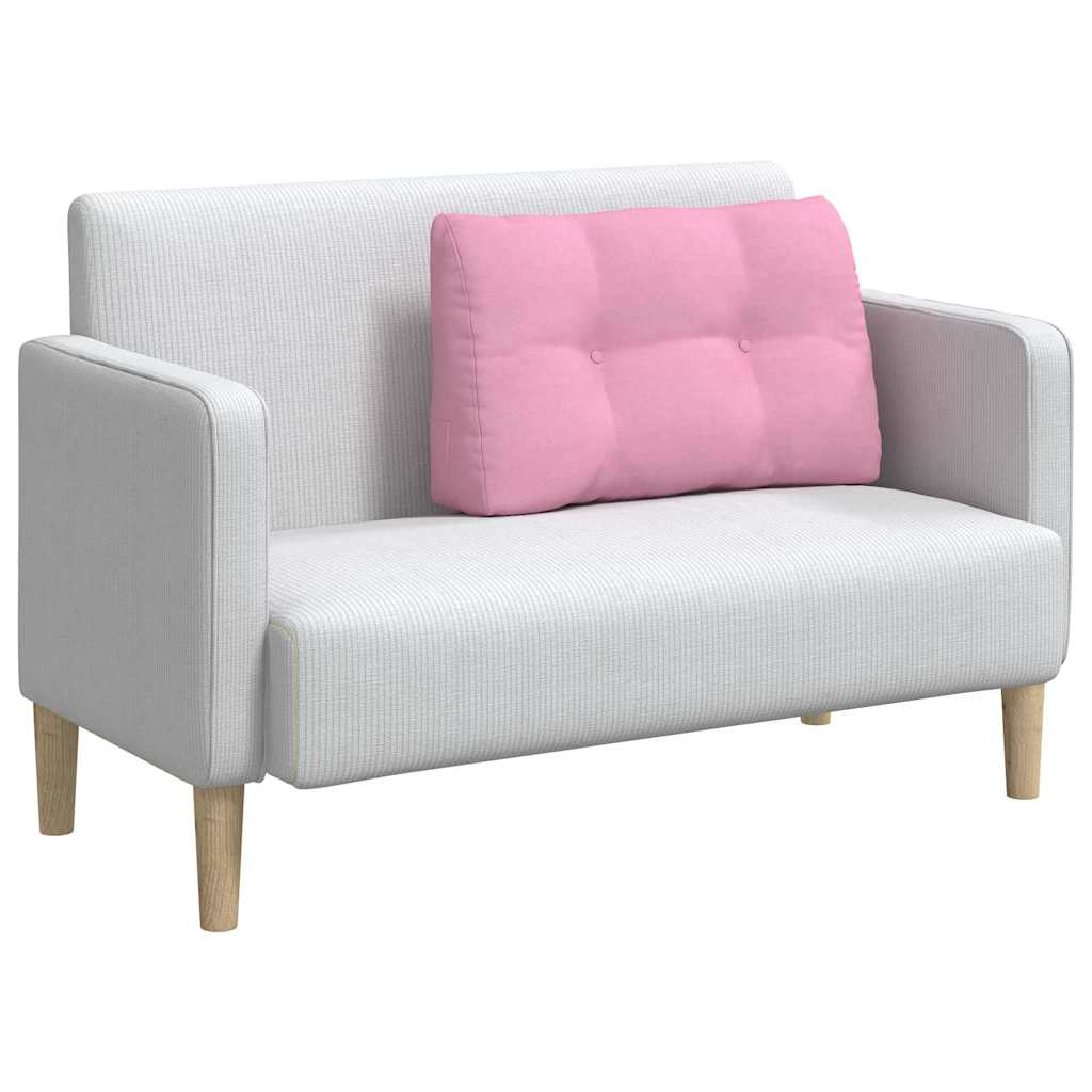 Vidaxx coussin de dossier rose 80 x 24 x 50 cm tissu