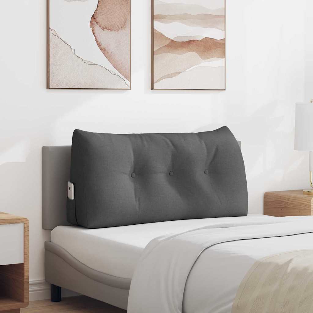 Vidaxx coussin de dossier gris foncé 100 x 24 x 50 cm tissu